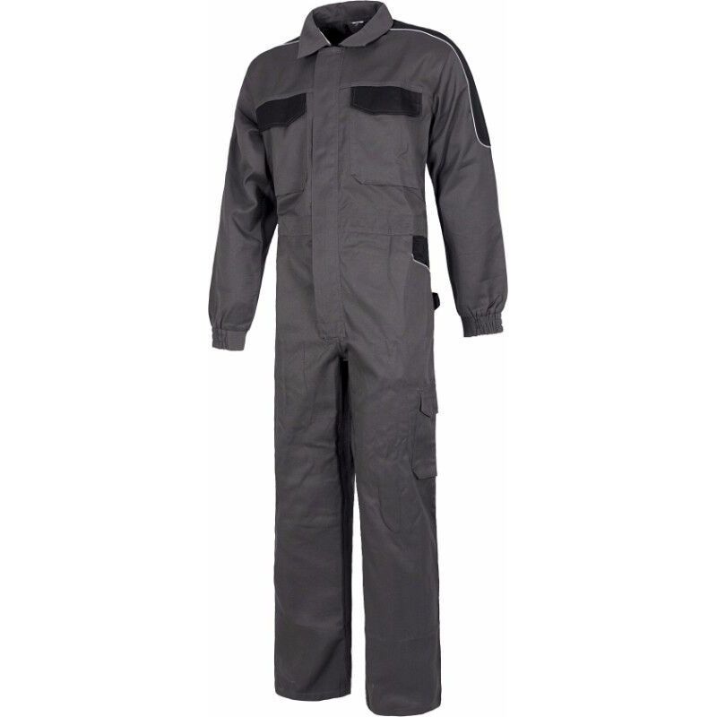 

Buzo de trabajado combinado con triple costura WORKTEAM WF1042 Future | L - Gris Oscuro+Negro