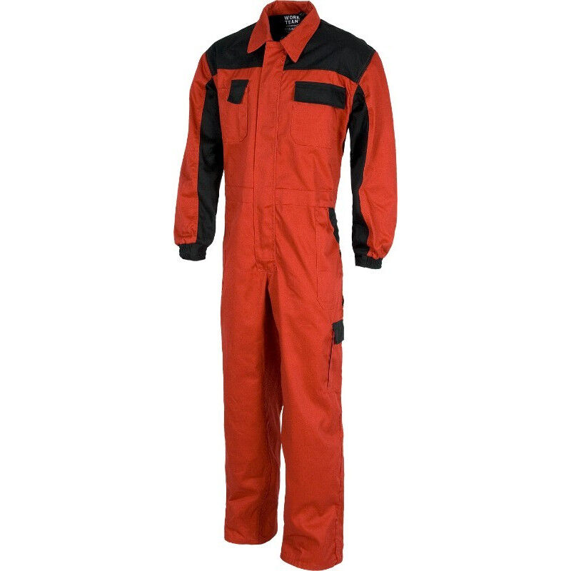 

Buzo de trabajo de alta resistencia WORKTEAM Future WF4550 | 58/60 - Rojo+Negro