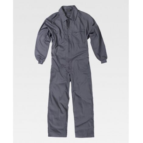 Buzo industrial WORKTEAM B2000 con manga tipo ranglán 66 Gris