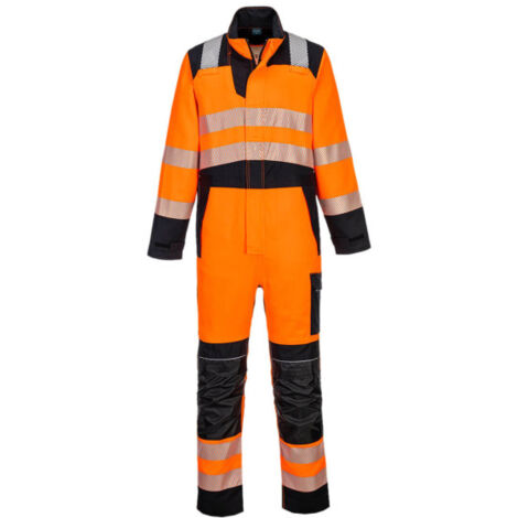 Buzo moderno de trabajo tejido PW3 FR HVO bandas reflectantes FR509 XXXL Naranja/Negro