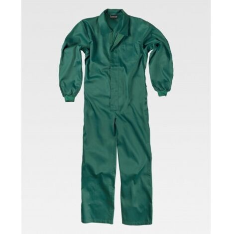 Buzo para alimentación WORKTEAM B3010 con cuello camillero y mangas ajustadas 64 Verde