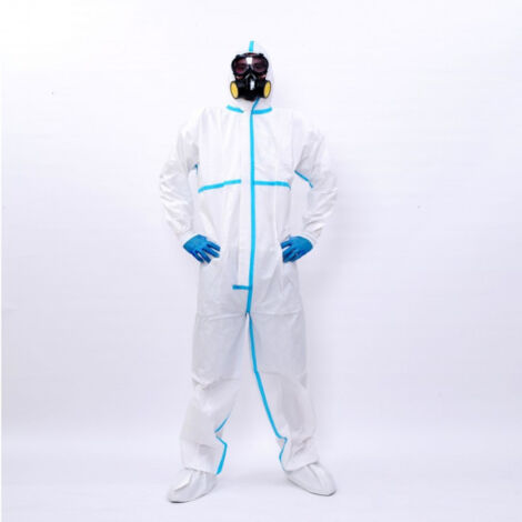 Buzo químico desechable Cat. 3 con costuras selladas SAFETOP L
