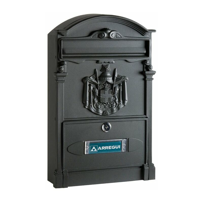 

Buzon Exterior Aluminio Fundido Residencia Grafito
