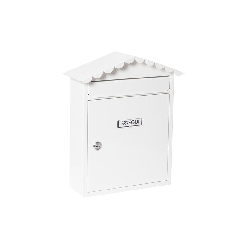 Visit E5741 Boîte aux Lettres en Acier, Taille m (Courrier Format A4, Magazine), Boîte aux lettres individuelle, Boîte aux Lettres Murale,