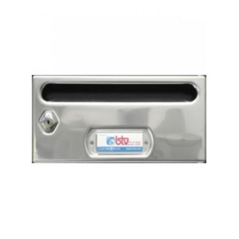 Buzón BTV Mod Mercurio 245x250x124mm Ref 13506 Acero Inoxidable