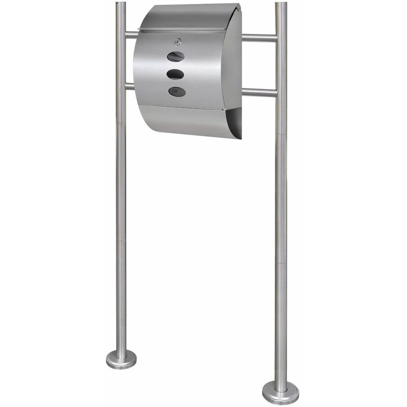 

Buzon con soporte de acero inoxidable