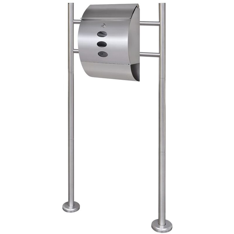 

Buzón con soporte de acero inoxidable