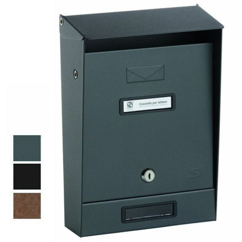 Buzón de cartas para techo AP negro 10-201 Silmec