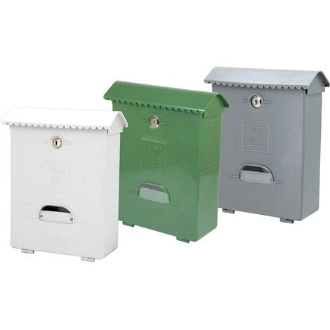 Buzón de plástico 070 - Verde - 33x24x10 cm