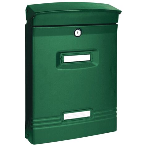 BUZON EXT ALUM VERDE MALADETA - 25,5X12X37