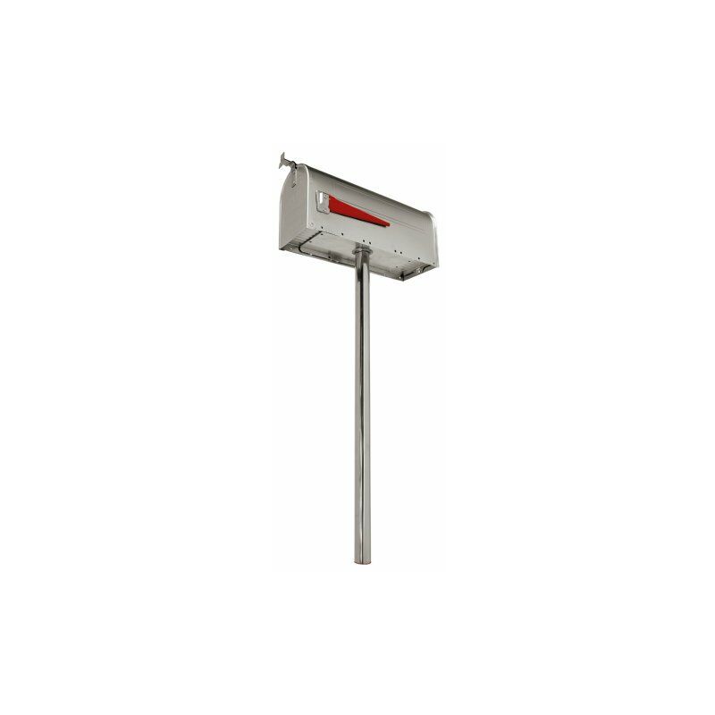 

Buzon Ext Americano Aluminio Plateado