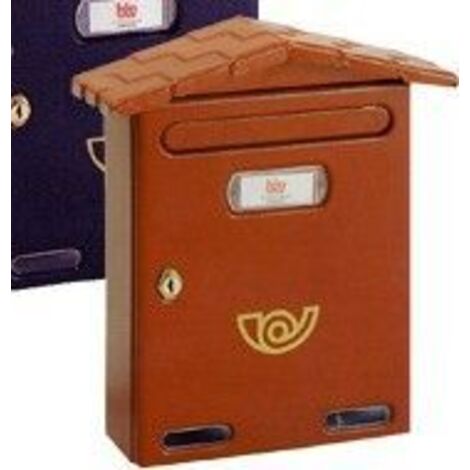 Buzon Exterior Btv Acero Rojo Chalet 02112