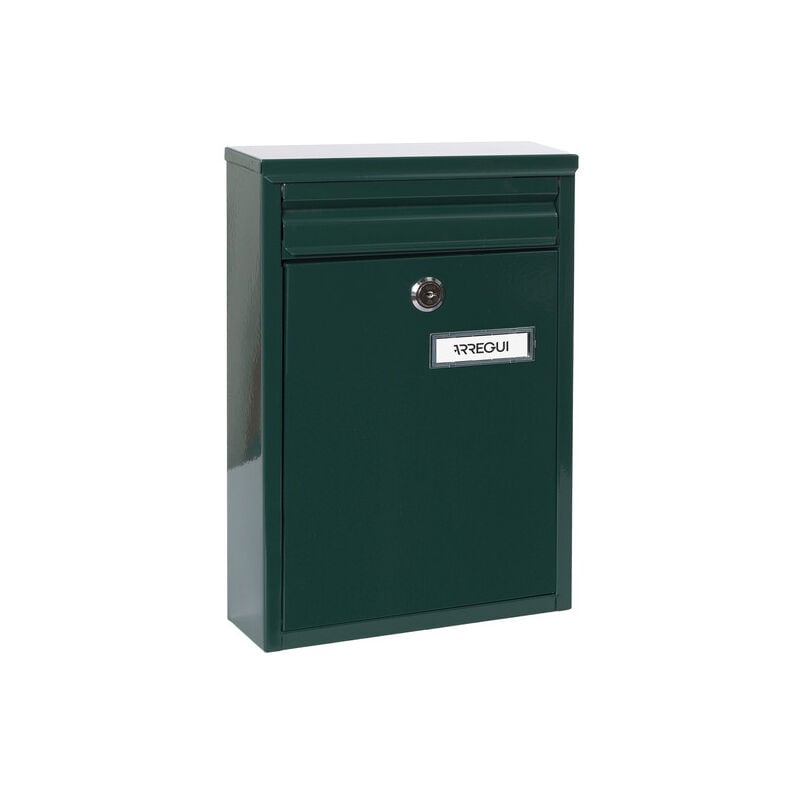 Arregui - Zaguán E5753 Boîte aux Lettres en Acier, Taille s (Courrier format A5), Boîte aux Lettres Extérieure Individuelle, Avec Fente Arrière,
