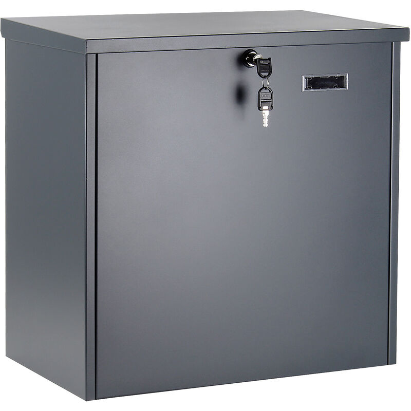 

Buzón para paquetes gris 50,8x31,5x50cm buzón de paquetería de pared para entregas seguras
