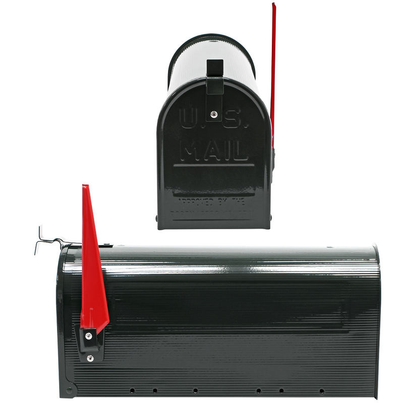 Buz/ón US Mail dise/ño Blanco americano decorativo Correo Postal Soporte de pared pie