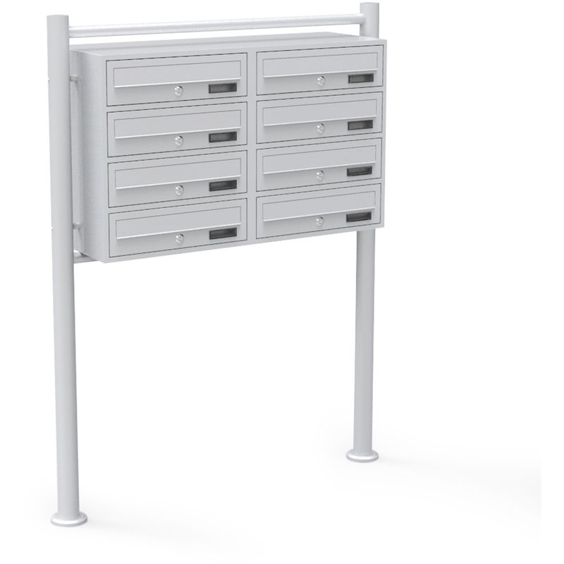 

Buzones Grupo 8 Plateado Pie Soporte Decorativo Polvo Exterior