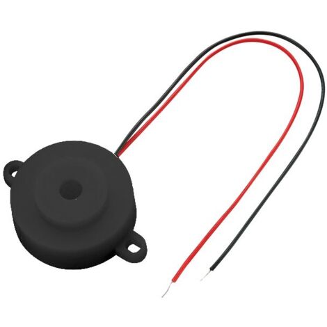 Buzzer piezoceramico con circuito oscillatore ⌀32mm, 90dB, 3-24V 15mA - Kepo KPI-G3210L