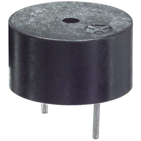 Buzzer piezoceramico per circuito stampato, ⌀14mm, 80dB, 12Vpp 3mA - Kepo KPT-G1410A1