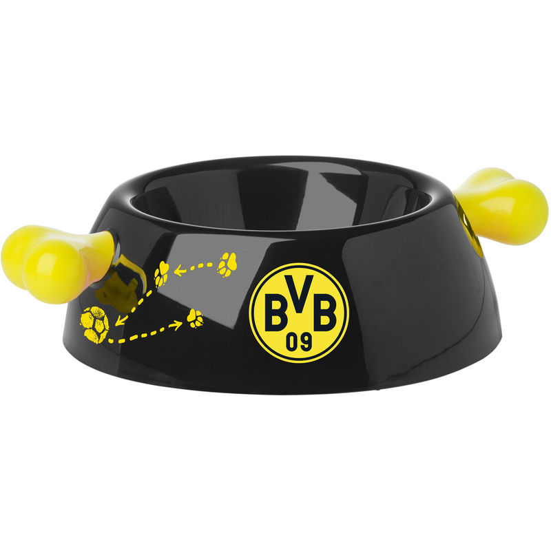 BVB 09 Borussia Dortmund Design Futternapf Hund schwarz gelb Griff