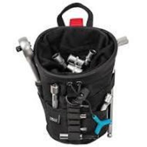 B&W International Tool.Modul Universale in Nero con Sistema Fidlock, Custodia per Attrezzi, Porta-Negli e Viti, Tasche per Cintura in Polyester, Senza Attrezzi