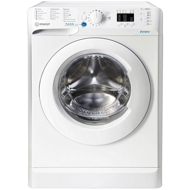 Image of Indesit - lavatrice oblò 7kg 1400 giri bianco - BWA71452WFRN