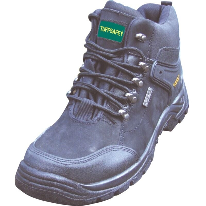 Tuffsafe BWB08 Men's Black Safety Boots - Size 8