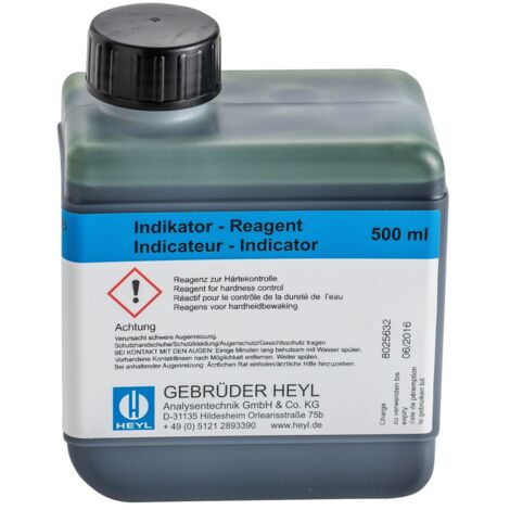 BWT Indikatorlösung 500ml 0,05-0,5 Grad dH, für Testomat 2000 Bob