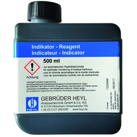 BWT Indikatorlösung 500ml 1,0 Grad dH für Testomat F Bob