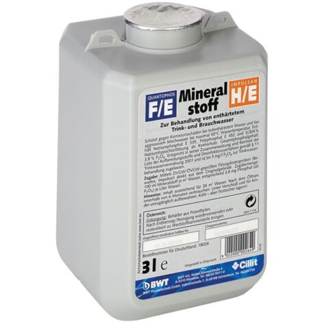 BWT Mineralstoff-Quantophos für Bewados E3 F2/FE, 3 Liter, 18026E