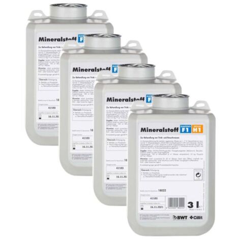 BWT Mineralstoff-Dosierlösung 4x3 Liter Quantophos F1/H1
