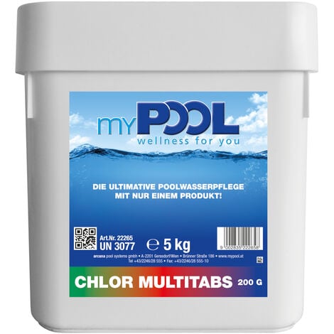 BWT MyPool Chlor Tabs Multi Tabletten 200 gr. 5 kg