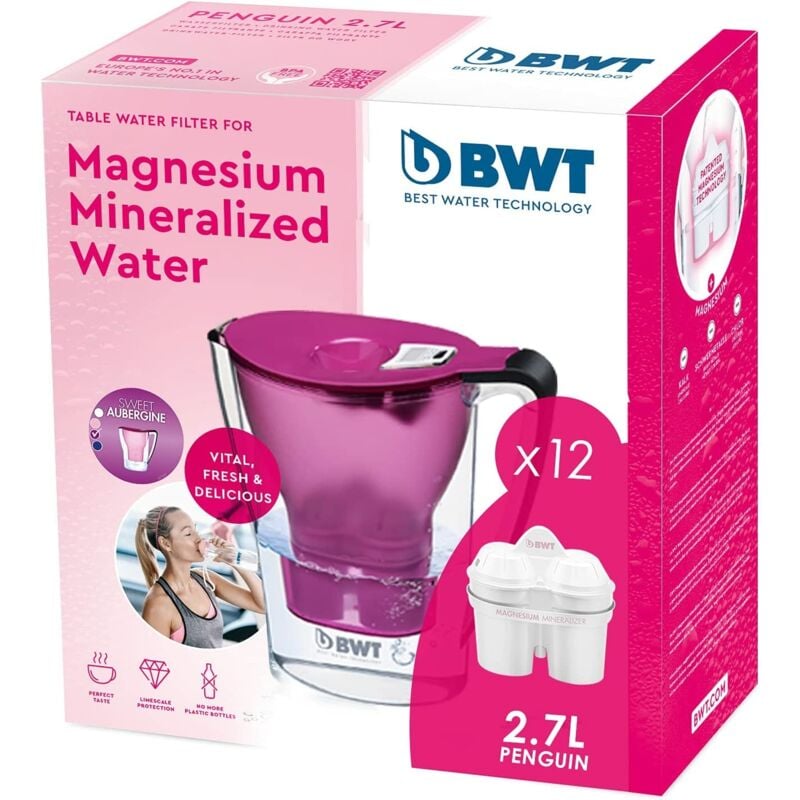 

Bwt Jarra Penguin Morado + Pack 12 Flt