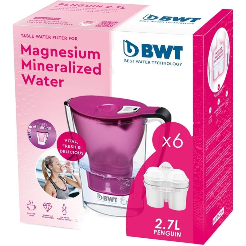 

Bwt Jarra Penguin Violeta + Pack 6 Ftros