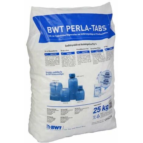 BWT Perla Regeneriersalz Tabs Tabletten für Enthärtungsanlage 25 kg Sack