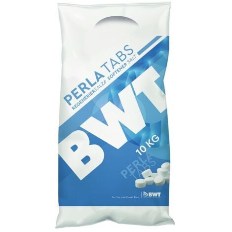 BWT Regeneriermittel Perla Tabs Siedesalz DIN 19604 für Weichwasseranlagen, 10kg