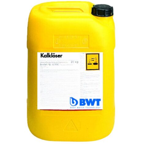 BWT Schnellentkalkung Kalklöser, 20kg Lösung von Kalkstein, kochfest