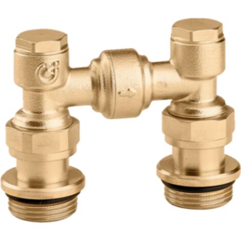 By-pass differenziale per collettori complanari serie 356 e 357. Caleffi 356050 3/4"M