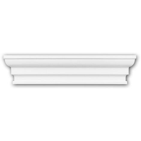 Byblos revestimiento para estantería 155005 Profhome Elemento decorativo estilo Neoclasicismo blanco - blanco