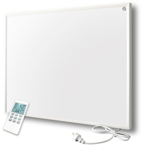 Byecold Infrarotheizung mit Thermostat 580 Watt, Infrarot wandmontage Elektroheizung Energiesparende, Heizpaneel Elektrisch mit Energiesparend Überhitzungsschutz
