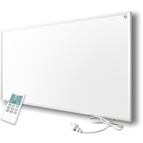 Byecold Infrarotheizung mit Thermostat 700 Watt, Infrarot wandmontage Elektroheizung Energiesparende, Heizpaneel Elektrisch mit Energiesparend Überhitzungsschutz