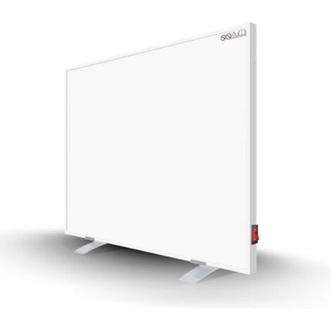 Byecold Infrarotheizung Standgerät Standfüßen 300 Watt, Infrarot Elektroheizung, Heizkörper Heizplatte Heizpaneel, Energiesparend Überhitzungsschutz