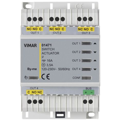 Byme multifonction domote attuator 4 relay outputs 01471
