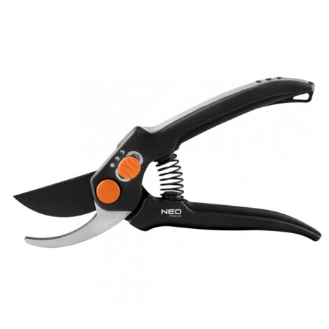 Bypass-Gartenschere 185 mm, Reichweite bis 15 mm, einstellbarer Abstand