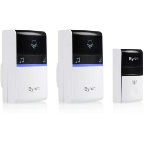 Byron DBY-23415 Timbre inalámbrico gris 16 melodías