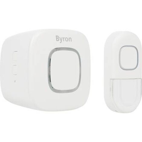 Byron DBY-24721 Funkklingel Komplett-Set mit Blinklicht, mit USB-Anschluss