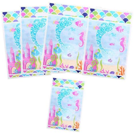 C-16×22cm 50 sacs cadeaux pour anniversaire d'enfants, sachets de bonbons d'anniversaire