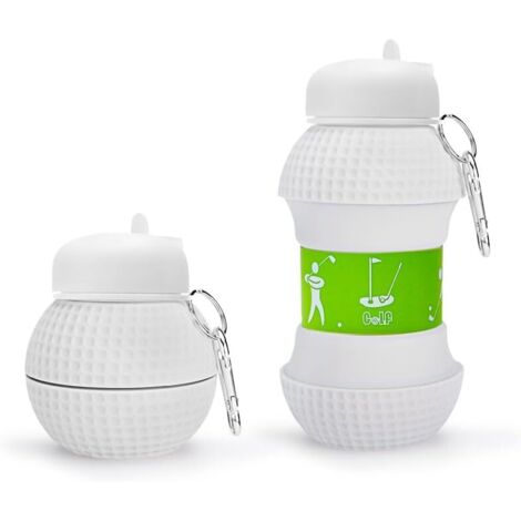 (C) 550 ml Sport-Silikon-Wasserflasche - Trinkflasche für Kinder, Mädchen und