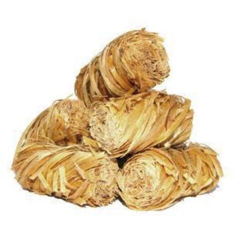 C ACCENDIFUOCO LANA DI LEGNO 32 PZ