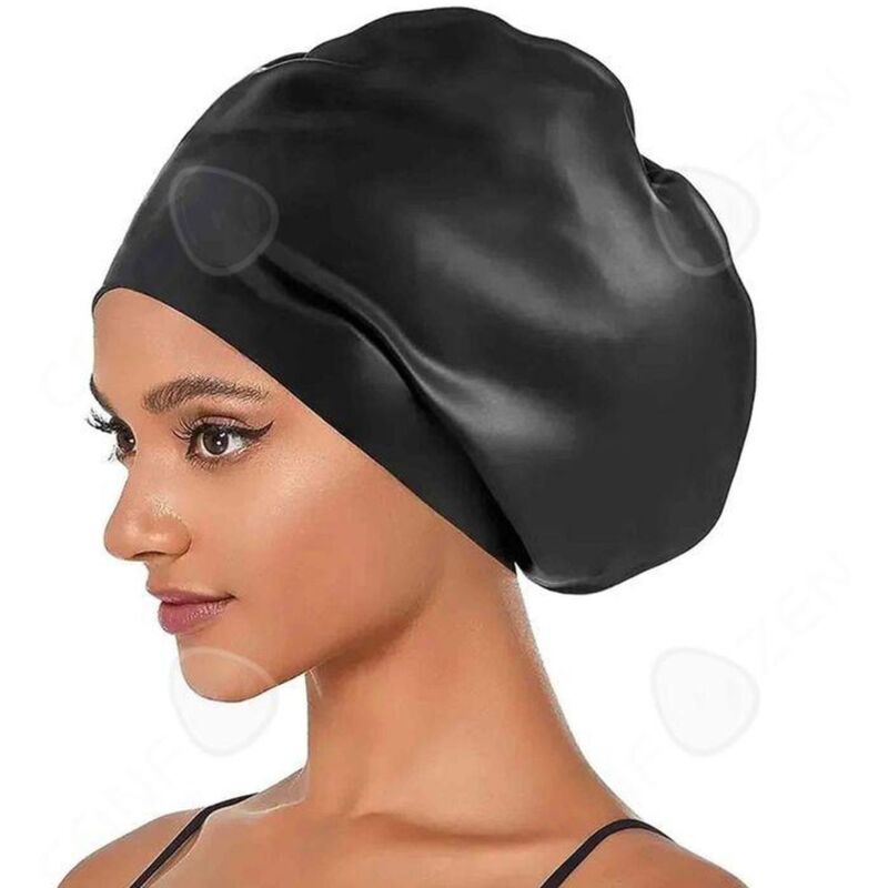 C Bonnet de bain bonnet de bain cheveux femme long bonnets de piscine silicone impermable de qualit suprieure cagoule de plongee