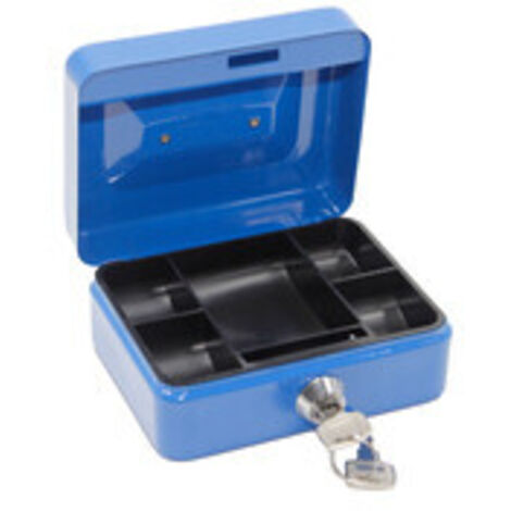 C CASSETTA PORTAVALORI BLU 5015 15.2X11.8X8CM- 1,0 pz